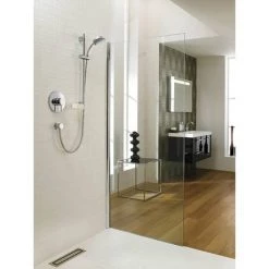 Mira - Element SLT BIV Thermostatic Shower Mixer - Chrome - 1.1656.012 -Showers Shop 1.1656.012 D3 460