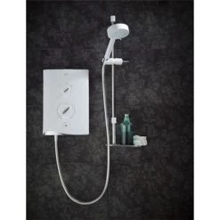 Mira - Sport Multi-fit 9.0kw Electric Shower - White & Chrome - 1.1746.009 -Showers Shop 1.1746.009 D1 375 1