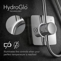 Mira Opero Dual Chrome Thermostatic Mixer Shower - 1.1944.003 -Showers Shop 1.1944.003 D2 460