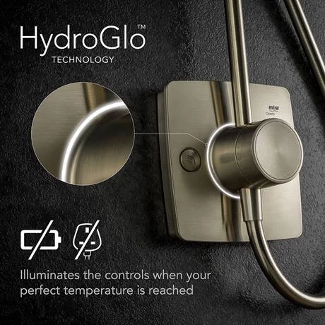 Mira Opero Dual Brushed Nickel Thermostatic Mixer Shower - 1.1944.005 5 Mira Opero Dual Brushed Nickel Thermostatic Mixer Shower - 1.1944.005 - Image 3