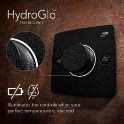 Mira Evoco Dual Outlet Matt Black Thermostatic Mixer Shower - 1.1967.003 -Showers Shop 1.1967.003 D5 460