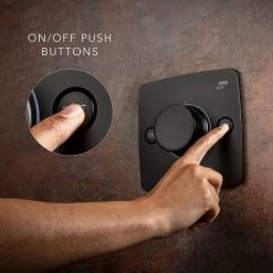 Mira Evoco Dual Outlet Matt Black Thermostatic Mixer Shower - 1.1967.003 -Showers Shop 1.1967.003 D6 460