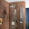 Mira Evoco Dual Outlet Brushed Nickel Thermostatic Mixer Shower - 1.1967.004 1 Mira Evoco Dual Outlet Brushed Nickel Thermostatic Mixer Shower - 1.1967.004 -Showers Shop 1.1967.004 P