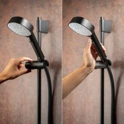Mira Evoco Dual Outlet Matt Black Thermostatic Mixer Shower with Bathfill - 1.1967.007 -Showers Shop 1.1967.007 D2 460
