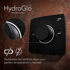 Mira Evoco Dual Outlet Matt Black Thermostatic Mixer Shower with Bathfill - 1.1967.007 -Showers Shop 1.1967.007 D5 460