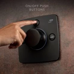 Mira Evoco Triple Outlet Matt Black Thermostatic Mixer Shower with Bathfill - 1.1967.010 -Showers Shop 1.1967.010 D6 460