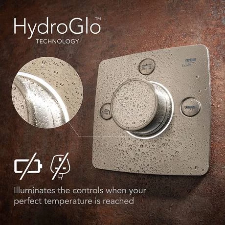 Mira Evoco Triple Outlet Brushed Nickel Thermostatic Mixer Shower with Bathfill - 1.1967.011 7 Mira Evoco Triple Outlet Brushed Nickel Thermostatic Mixer Shower with Bathfill - 1.1967.011 - Image 5