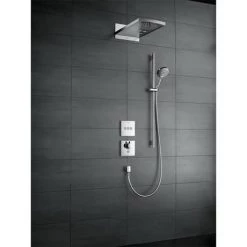 Hansgrohe ShowerSelect HighFlow Thermostatic Mixer for Concealed Installation for Multiple Outlets - 15761000 -Showers Shop 15761000 D1 460