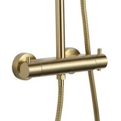 JTP Vos Brushed Brass Thermostatic Shower - 2352819BBR -Showers Shop 2352819BBR D3 460