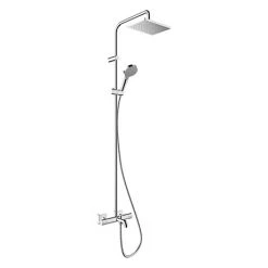 Hansgrohe Vernis Shape Showerpipe 230 Thermostatic Bath Shower Mixer - 26284000
