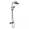 Hansgrohe Vernis Shape Showerpipe 230 Thermostatic Shower Mixer - Matt Black - 26286670 1 Hansgrohe Vernis Shape Showerpipe 230 Thermostatic Shower Mixer - Matt Black - 26286670 -Showers Shop 26286670 P