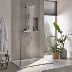 Grohe Vitalio Joy 260 Thermostatic Shower System - 26403002 -Showers Shop 26403002 D2 460