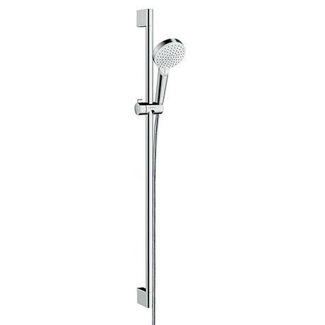 Hansgrohe Crometta Vario 2 Spray Shower Slider Rail Kit 90cm - 26536400 3 Hansgrohe Crometta Vario 2 Spray Shower Slider Rail Kit 90cm - 26536400