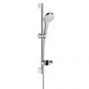 Hansgrohe Croma Select S Vario 3 Spray 65cm Shower Slider Rail Kit with Soap Dish - 26566400 -Showers Shop 26566400 P