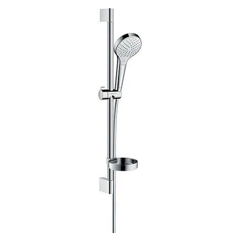 Hansgrohe Croma Select S Vario 3 Spray 65cm Shower Slider Rail Kit with Soap Dish - 26566400 3 Hansgrohe Croma Select S Vario 3 Spray 65cm Shower Slider Rail Kit with Soap Dish - 26566400