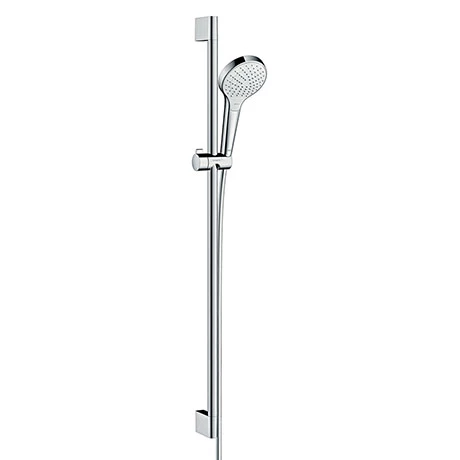 Hansgrohe Croma Select S Vario EcoSmart 9 l/min 3 Spray Shower Slider Rail Kit 90cm - 26573400 3 Hansgrohe Croma Select S Vario EcoSmart 9 l/min 3 Spray Shower Slider Rail Kit 90cm - 26573400