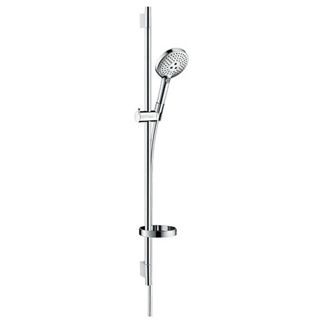 Hansgrohe Raindance Select S 120 3-Spray 90cm Shower Slider Rail Kit with Soap Dish - 26631000 3 Hansgrohe Raindance Select S 120 3-Spray 90cm Shower Slider Rail Kit with Soap Dish - 26631000