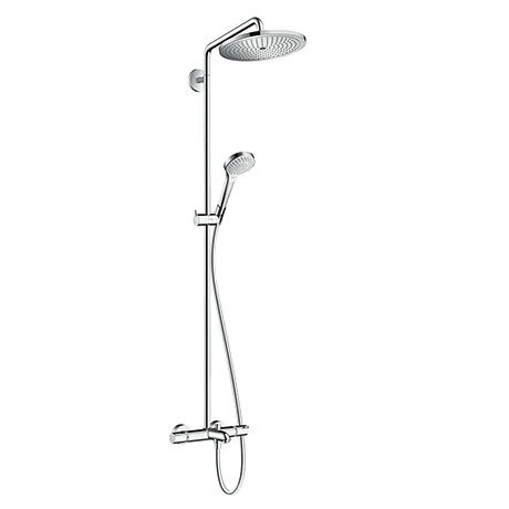 Hansgrohe Croma Select S Showerpipe 280 Thermostatic Bath Shower Mixer - 26792000 3 Hansgrohe Croma Select S Showerpipe 280 Thermostatic Bath Shower Mixer - 26792000