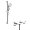Hansgrohe Croma Select S Vario Thermostatic Shower System with 65cm Shower Slider Rail Kit - 27013400 -Showers Shop 27013400 P