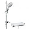 Hansgrohe Raindance Select S 150 with Ecostat Select Thermostatic Shower Mixer - White/Chrome - 27036400
