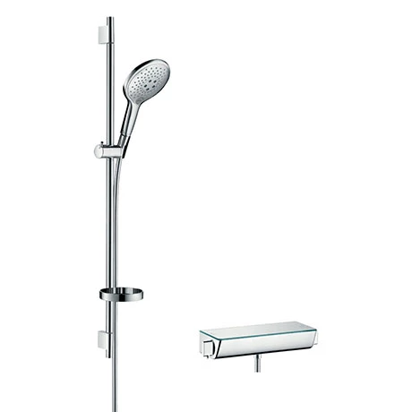 Hansgrohe Raindance Select S 150 with Ecostat Select Thermostatic Shower Mixer - Chrome - 27037000 3 Hansgrohe Raindance Select S 150 with Ecostat Select Thermostatic Shower Mixer - Chrome - 27037000