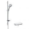 Hansgrohe Raindance Select S 150 with Ecostat Select Thermostatic Shower Mixer - White/Chrome - 27037400 2 Hansgrohe Raindance Select S 150 with Ecostat Select Thermostatic Shower Mixer - White/Chrome - 27037400 -Showers Shop 27037400 P