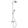Hansgrohe Raindance S Showerpipe 240 Thermostatic Bath Shower Mixer - 27117000 2 Hansgrohe Raindance S Showerpipe 240 Thermostatic Bath Shower Mixer - 27117000 -Showers Shop 27117000 P
