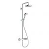 Hansgrohe Croma Select S EcoSmart Showerpipe 180 Thermostatic Shower Mixer - 27254400 -Showers Shop 27253400 P