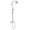 Hansgrohe Croma Select E EcoSmart Showerpipe 180 Thermostatic Shower Mixer - 27257400 -Showers Shop 27257400 P