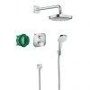 Hansgrohe Croma Select E Complete Shower Set with Wall Mounted Shower Handset - 27294000 -Showers Shop 27294000 P