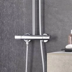 Grohe Euphoria 180 Thermostatic Shower System - 27296001 -Showers Shop 27296001 D2 460