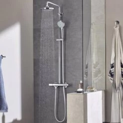 Grohe Euphoria 180 Thermostatic Shower System - 27296001 -Showers Shop 27296001 D3 460