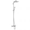 Hansgrohe Crometta E Showerpipe 240 1 Jet with Thermostatic Bath Mixer - 27298000 2 Hansgrohe Crometta E Showerpipe 240 1 Jet with Thermostatic Bath Mixer - 27298000 -Showers Shop 27298000 p