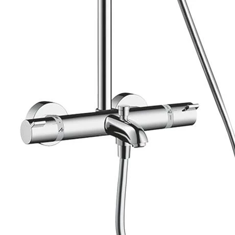 Hansgrohe Croma Select E Showerpipe 180 Thermostatic Bath Shower Mixer - 27352400 4 Hansgrohe Croma Select E Showerpipe 180 Thermostatic Bath Shower Mixer - 27352400 - Image 2