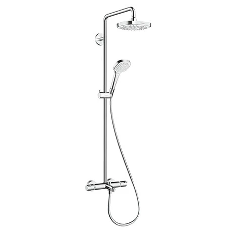 Hansgrohe Croma Select E Showerpipe 180 Thermostatic Bath Shower Mixer - 27352400 3 Hansgrohe Croma Select E Showerpipe 180 Thermostatic Bath Shower Mixer - 27352400