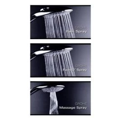 Grohe New Tempesta 100 Shower Rail Set 3 Sprays with EasyReach Tray - 27600001 -Showers Shop 27600001 D1 460