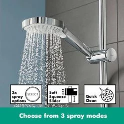 Hansgrohe Croma E Showerpipe 280 Thermostatic Shower Mixer - 27630000 10 Hansgrohe Croma E Showerpipe 280 Thermostatic Shower Mixer - 27630000 -Showers Shop 27630000 D2 460