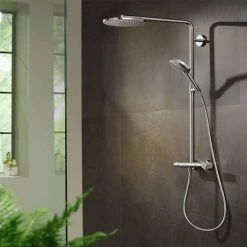 Hansgrohe Raindance Select S Showerpipe 240 Thermostatic Shower Mixer - Chrome - 27633000 -Showers Shop 27633000 D1 460