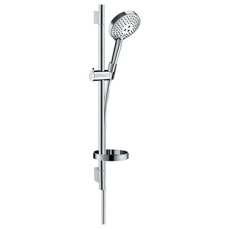 Hansgrohe Raindance Select S 120 PowderRain 3-Spray 65cm Shower Slider Rail Kit with Soap Dish - 27654000 3 Hansgrohe Raindance Select S 120 PowderRain 3-Spray 65cm Shower Slider Rail Kit with Soap Dish - 27654000