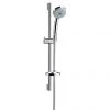 Hansgrohe Croma Multi EcoSmart 3 Spray 65cm Shower Slider Rail Kit with Soap Dish - 27777000 -Showers Shop 27775000 P