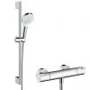 Hansgrohe Crometta Vario Thermostatic Shower System with 65cm Shower Slider Rail Kit - 27812400 -Showers Shop 27812400 PN