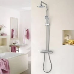 Grohe New Tempesta Cosmopolitan 160 Thermostatic Shower System - 27922000 -Showers Shop 27922000 D4 460