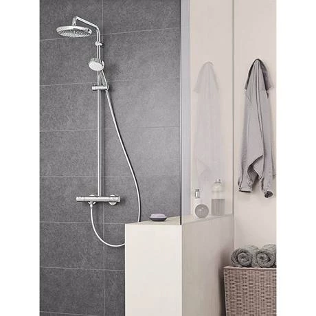 Grohe Tempesta Cosmopolitan 210 Thermostatic Shower System - 27922001 4 Grohe Tempesta Cosmopolitan 210 Thermostatic Shower System - 27922001 - Image 2