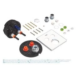 Grohe Grohtherm SmartControl Thermostat Square 2 Outlet Concealed Mixer Trim - 29124000 11 Grohe Grohtherm SmartControl Thermostat Square 2 Outlet Concealed Mixer Trim - 29124000 -Showers Shop 29124000 D4 460