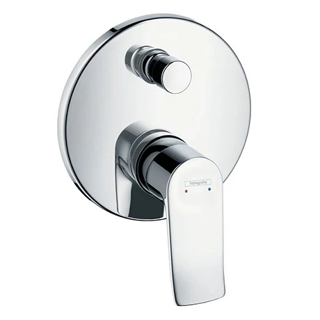 Hansgrohe Metris Concealed Single Lever Manual Bath Mixer - 31493000 3 Hansgrohe Metris Concealed Single Lever Manual Bath Mixer - 31493000