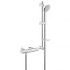Grohe Grohtherm 1000 Cosmopolitan Thermostatic Shower Mixer and Kit - 34437000 1 Grohe Grohtherm 1000 Cosmopolitan Thermostatic Shower Mixer and Kit - 34437000 -Showers Shop 34437000 P