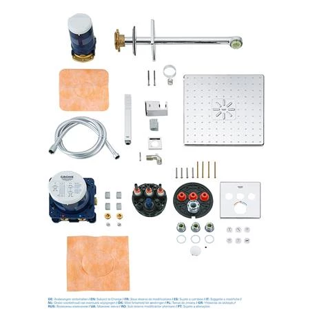 Grohe Grohtherm SmartControl Square Perfect Shower Set with Rainshower 310 SmartActive - 34706000 5 Grohe Grohtherm SmartControl Square Perfect Shower Set with Rainshower 310 SmartActive - 34706000 - Image 3