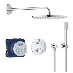 Grohe Grohtherm Perfect Shower Set with Rainshower Cosmopolitan 160 - 34731000 5 Grohe Grohtherm Perfect Shower Set with Rainshower Cosmopolitan 160 - 34731000 -Showers Shop 34731000 n d1 460