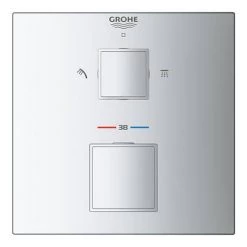 Grohe Grohtherm Cube Perfect Shower Set with Rainshower Allure 230 - 34741000 -Showers Shop 34741000 D3 460