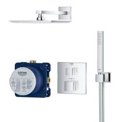 Grohe Grohtherm Cube Perfect Shower Set with Rainshower Allure 230 - 34741000 -Showers Shop 34741000 D4 460